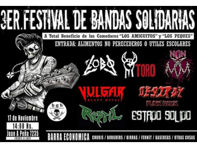 3er FESTIVAL DE BANDAS SOLIDARIAS