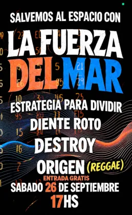 El mar🌊, el ruido🎶 y la resistencia🤘: Destroy rompe todo en "La Fuerza del Mar" 🎸